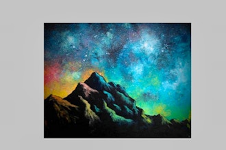 Paint Nite: Starry Rainbow Mountain